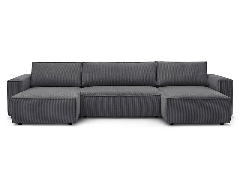 Panorama-Ecksofa mit Hocker BOBOCHIC NIHAD