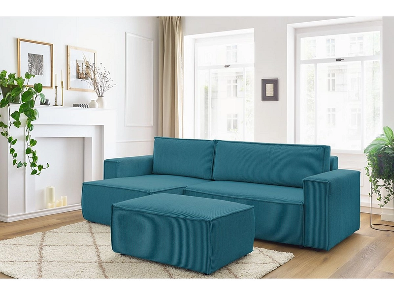 Ecksofa mit Hocker BOBOCHIC NIHAD