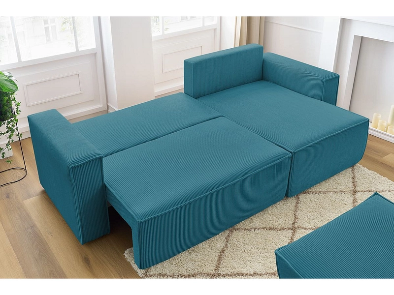 Ecksofa mit Hocker BOBOCHIC NIHAD