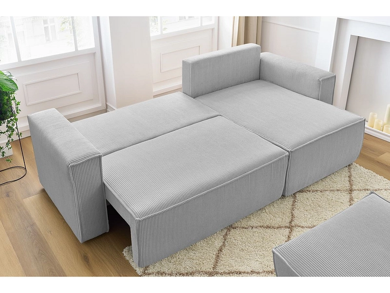 Ecksofa mit Hocker BOBOCHIC NIHAD