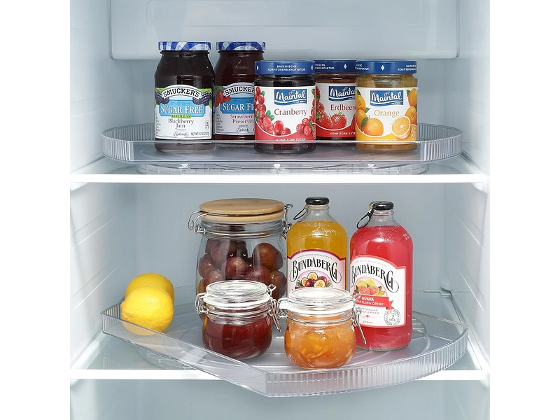 Drehplatte Kühlschrank Ablage ALISON durchsichtig