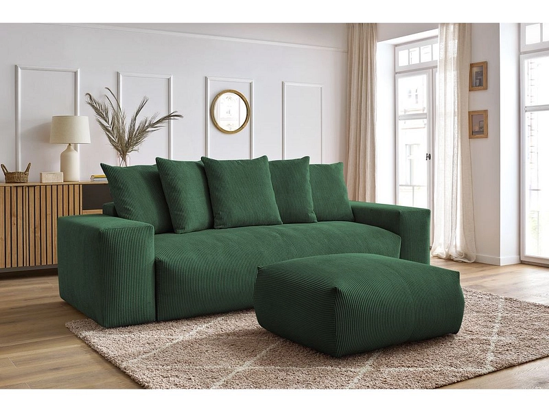 Sofa mit Hocker BOBOCHIC VOLTAIRE