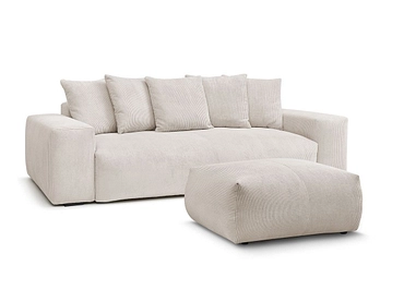 Sofa mit Hocker BOBOCHIC VOLTAIRE