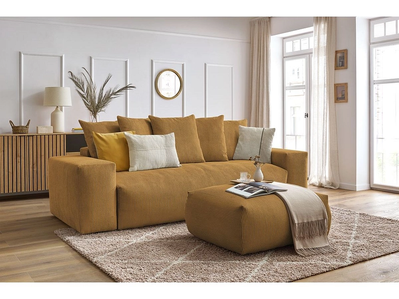 Sofa mit Hocker BOBOCHIC VOLTAIRE