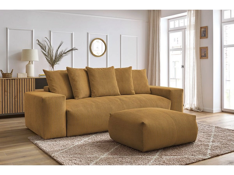 Sofa mit Hocker BOBOCHIC VOLTAIRE