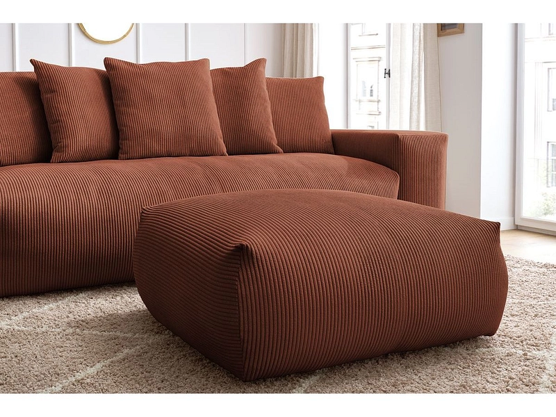 Divano con pouf BOBOCHIC VOLTAIRE