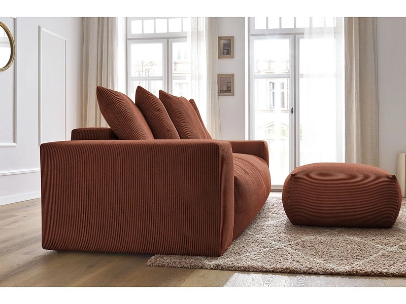 Divano con pouf BOBOCHIC VOLTAIRE