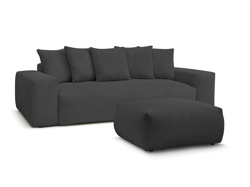 Ecksofa mit Hocker BOBOCHIC VOLTAIRE