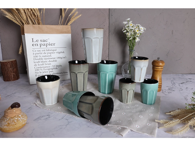 Kaffeebecher SHANIA 10cl Keramik braun