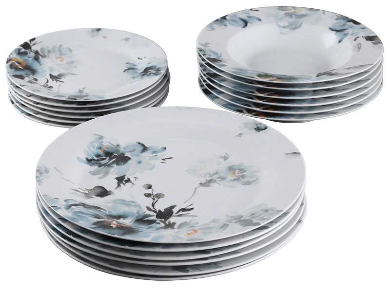 Set vaisselle BLUE porcelaine