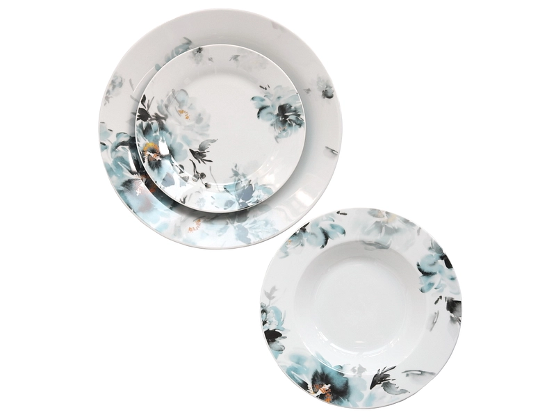 Set vaisselle BLUE porcelaine