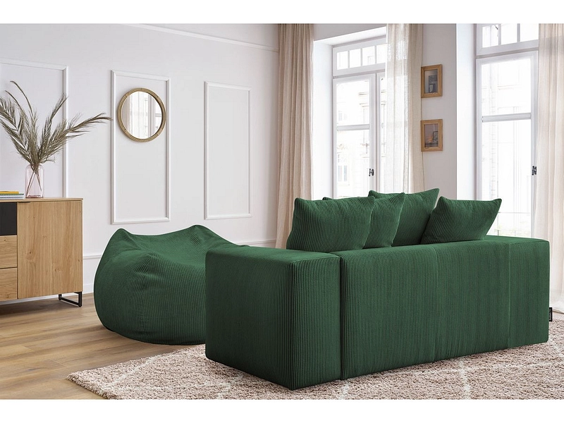 2er Sofa mit Hocker BOBOCHIC VOLTAIRE