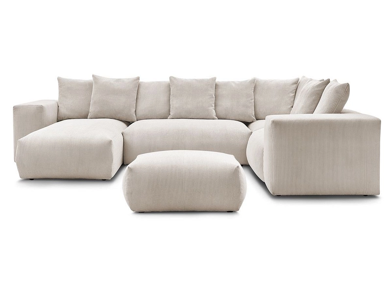 Panorama-Ecksofa mit Hocker BOBOCHIC VOLTAIRE