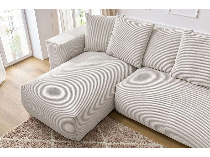 Panorama-Ecksofa mit Hocker BOBOCHIC VOLTAIRE