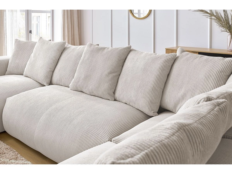 Panorama-Ecksofa mit Hocker BOBOCHIC VOLTAIRE