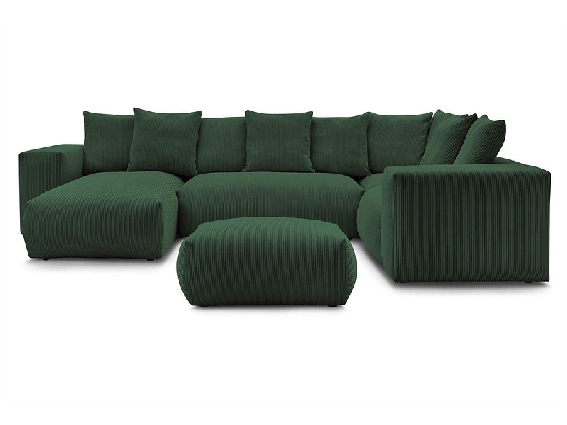 Panorama-Ecksofa mit Hocker BOBOCHIC VOLTAIRE