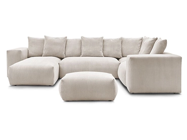 Panorama-Ecksofa mit Hocker BOBOCHIC VOLTAIRE