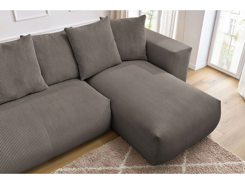 Panorama-Ecksofa mit Hocker BOBOCHIC VOLTAIRE