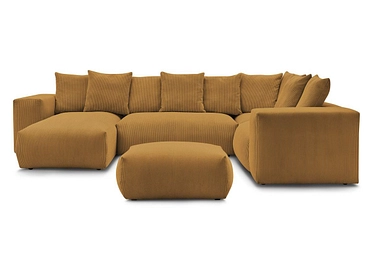 Panorama-Ecksofa mit Hocker BOBOCHIC VOLTAIRE