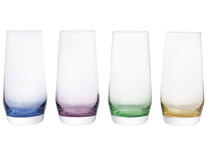 Glas-Set POP 4 -teilig mehrfarbig 55 cl