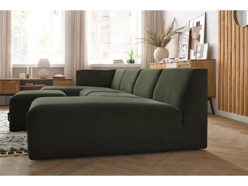 Panorama-Ecksofa mit Hocker BOBOCHIC GUSTAVE