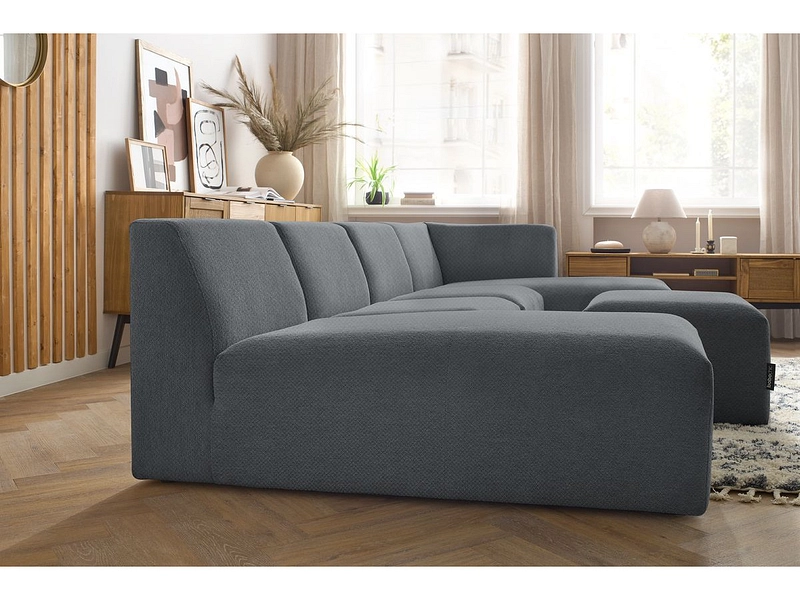 Panorama-Ecksofa mit Hocker BOBOCHIC GUSTAVE