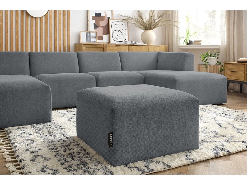 Panorama-Ecksofa mit Hocker BOBOCHIC GUSTAVE