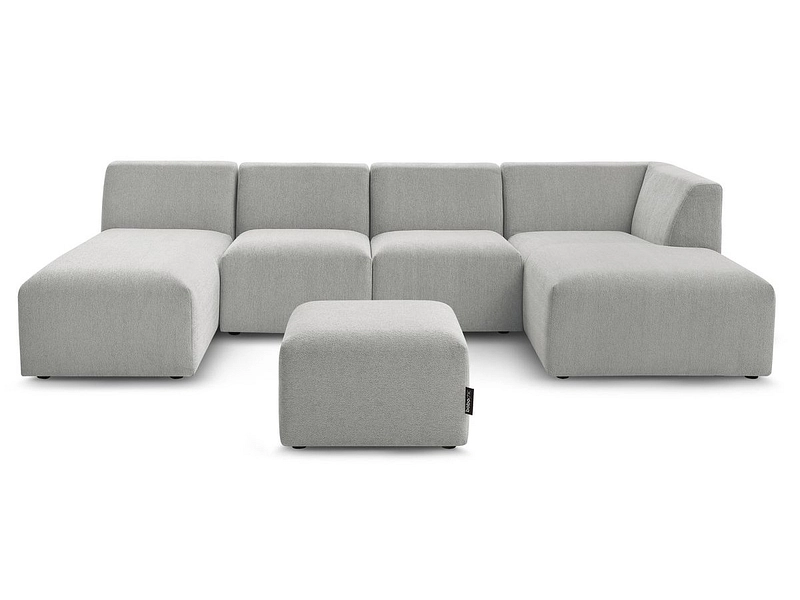 Panorama-Ecksofa mit Hocker BOBOCHIC GUSTAVE