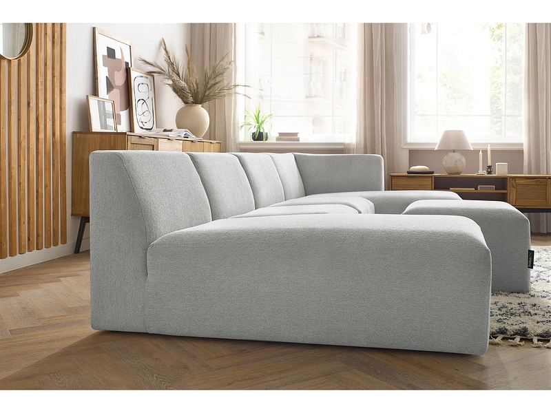 Panorama-Ecksofa mit Hocker BOBOCHIC GUSTAVE