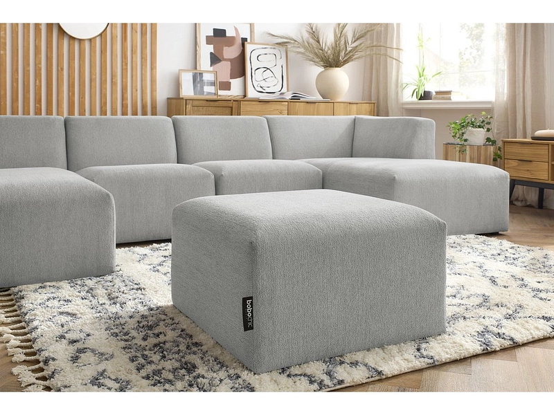 Panorama-Ecksofa mit Hocker BOBOCHIC GUSTAVE