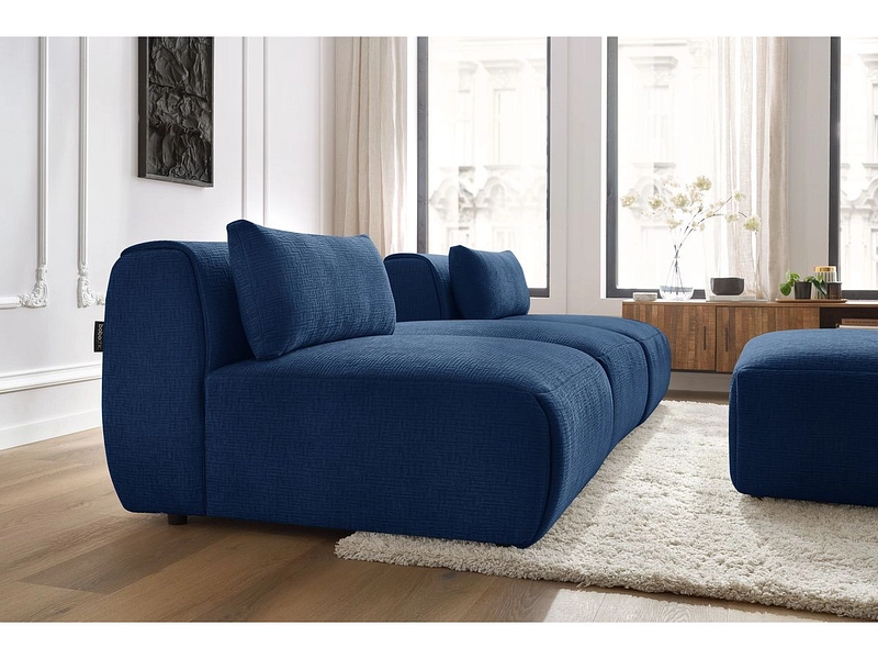 Divano 3 posti con pouf BOBOCHIC JEANNE