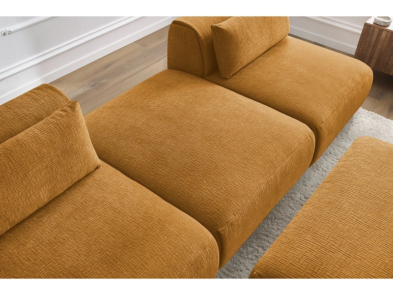 3er Sofa mit Hocker BOBOCHIC JEANNE