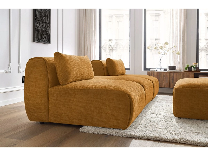 Divano 3 posti con pouf BOBOCHIC JEANNE