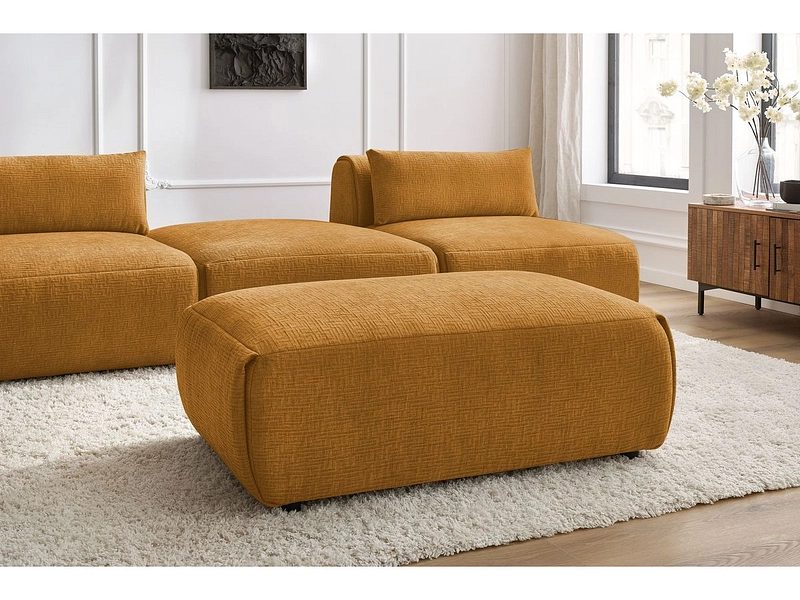 3er Sofa mit Hocker BOBOCHIC JEANNE