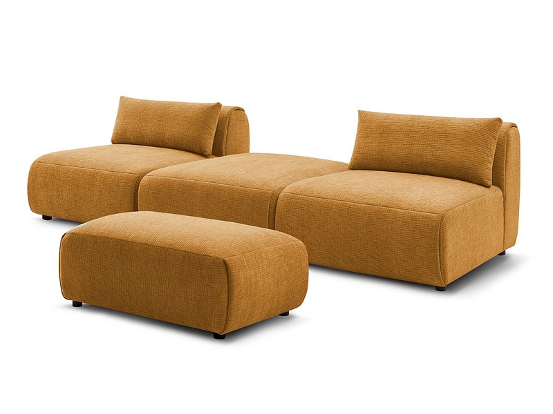 3er Sofa mit Hocker BOBOCHIC JEANNE