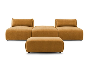 3er Sofa mit Hocker BOBOCHIC JEANNE