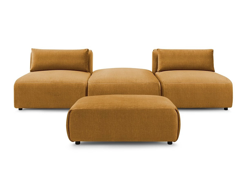 3er Sofa mit Hocker BOBOCHIC JEANNE