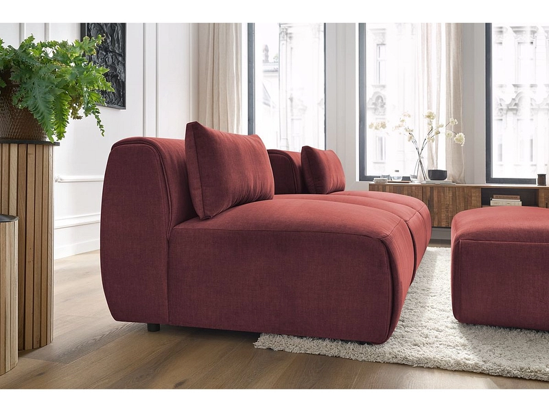 3er Sofa mit Hocker BOBOCHIC JEANNE