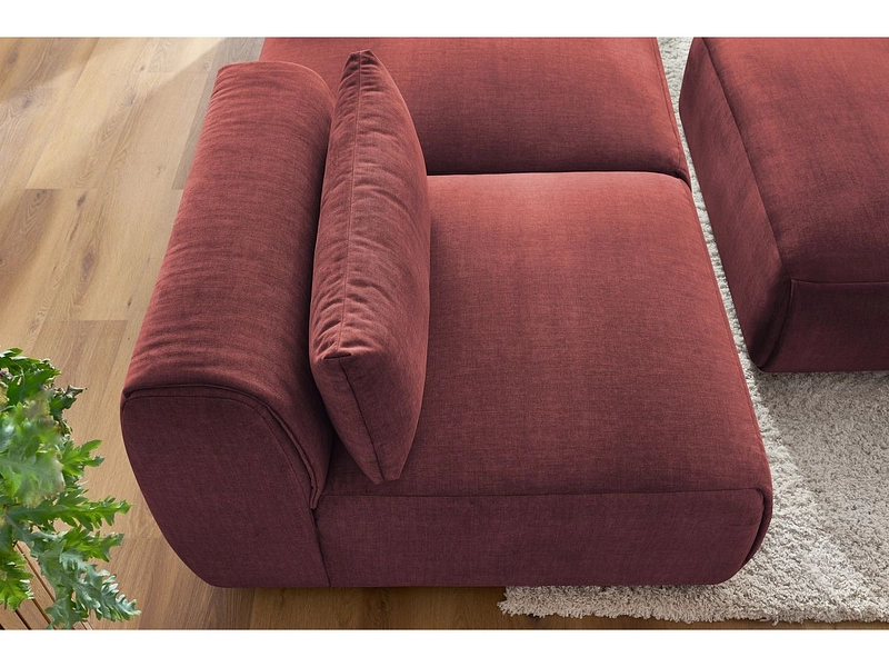 3er Sofa mit Hocker BOBOCHIC JEANNE