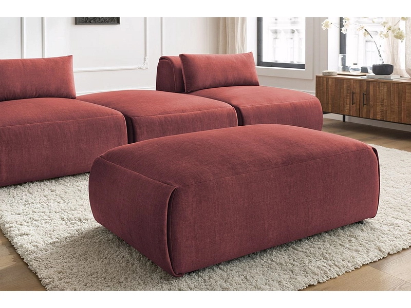 3er Sofa mit Hocker BOBOCHIC JEANNE