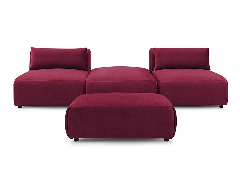 3er Sofa mit Hocker BOBOCHIC JEANNE