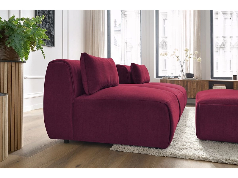 3er Sofa mit Hocker BOBOCHIC JEANNE