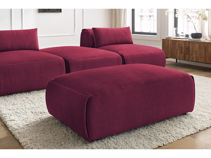 3er Sofa mit Hocker BOBOCHIC JEANNE