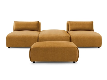 3er Sofa mit Hocker BOBOCHIC JEANNE