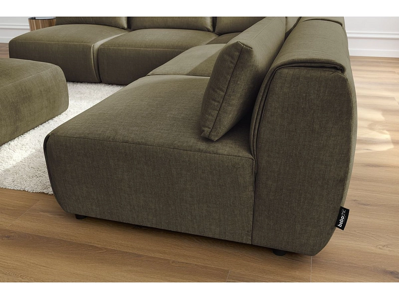 Ecksofa mit Hocker BOBOCHIC JEANNE