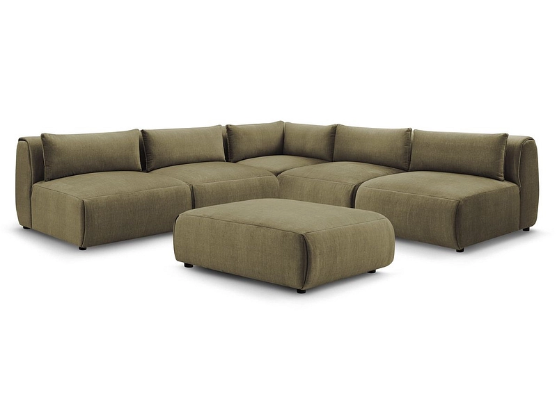 Ecksofa mit Hocker BOBOCHIC JEANNE