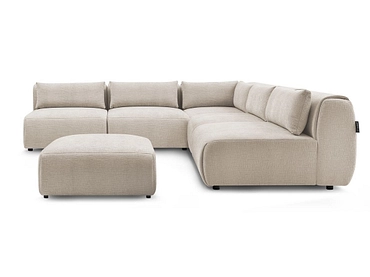 Ecksofa mit Hocker BOBOCHIC JEANNE