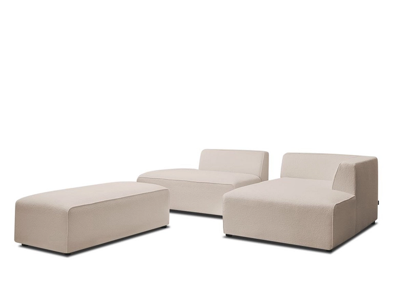 Ecksofa mit Hocker BOBOCHIC MEGEVE