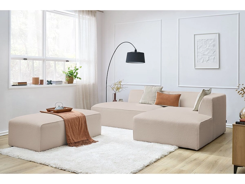 Ecksofa mit Hocker BOBOCHIC MEGEVE