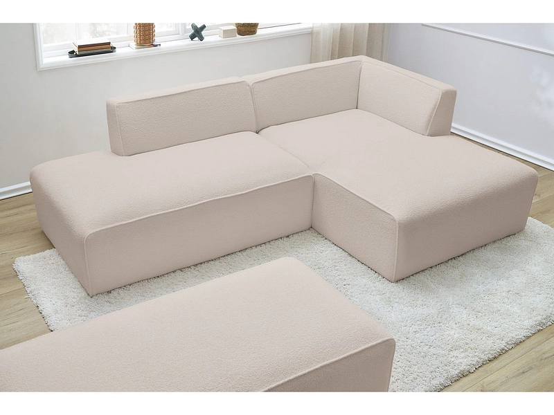 Ecksofa mit Hocker BOBOCHIC MEGEVE